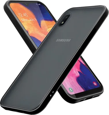 Zdjęcie produktu dla Etui Cadorabo do Samsung Galaxy A10e / A20e w kolorze czarnym hybrydowe etui ochronne na telefon komórkowy silikon TPU