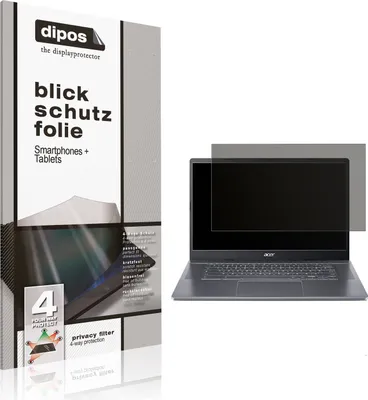 Produktbild von Blickschutzfolie für Acer Chromebook Plus 515 matt Schutzfolie Folie Display Schutz dipos
