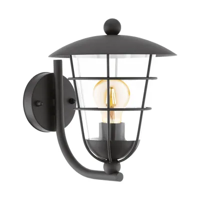 Immagine prodotto di EGLO Pulfero, lampada da parete per esterni, nero