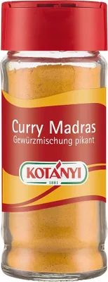 Immagine prodotto di Kotanyi Curry Madras composizione di spezie esotiche piccanti aromatiche 33g
