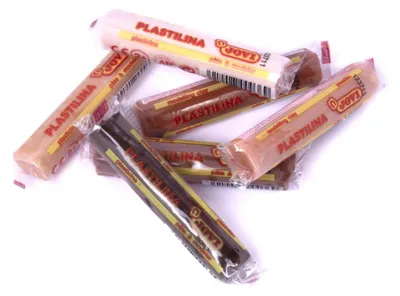 Produktbild von Jovi Knete PLASTILINA farbsortiert 6 Farben je 15.0 g