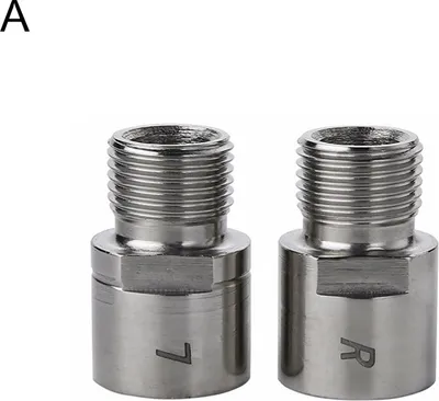 Produktbild von Ein Paar langlebige MTB Rennrad Fahrrad Pedal Extender Spacer aus Stahl / Titan Stahl