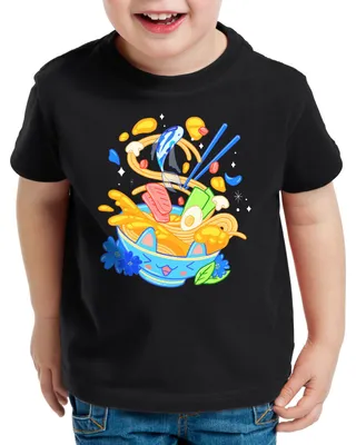 Produktbild von style3 Kawaii Ramen T-Shirt für Kinder