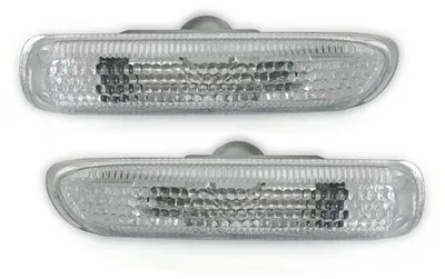 Für BMW 3er E46 Limo Touring Coupe Cabrio Compact 2x Seitenblinker Set Weiss in der Farbe von AD TUNING GmbH & Co. KG