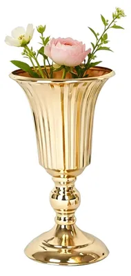 Produktbild von Elegante Vase in Trompetenform aus Metall