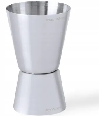Produktbild von Bar-Messbecher Jigger doppelseitig 15/30 ml Edelstahl