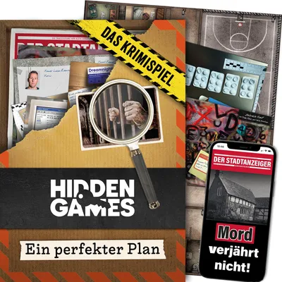 Produktbild von Hidden Games Tatort - Ein Perfekter Plan - Deutsch - Realistisches Krimispiel, spannendes Detektivspiel, Escape Room Spiel