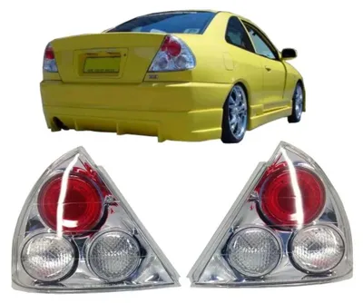Obrázok produktu pre Zadné svetlá pre Mitsubishi Mirage Lancer 95-97 Coupe sedan svetlá číre.
