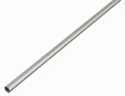 Produktbild von Alberts Rundrohr | Aluminium, silberfarbig eloxiert | 1000 x 8 x 1 mm