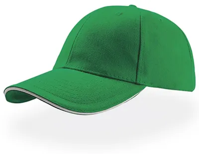 Image de Atlantis | Liberty Sandwich Cap / casquette / bonnet / chapeau - Couleur : Green/White - Taille : One Size
