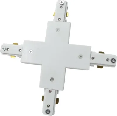 Image de Connecteur X Rail Monophasé BLANC