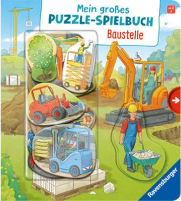 Image de Mein großes Puzzle-Spielbuch - Baustelle