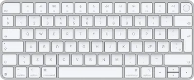 Produktbild von Apple Magic Tastatur Universal USB + Bluetooth QWERTY Dänisch Weiß