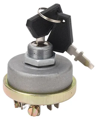 Obrázek produktu pro Spínač zapalování traktoru 5118433, kontrolka zapalování, klíč, spínač startéru pro dlouhé traktory 310, 310C, 350, 360, 360C, 445, 445SD