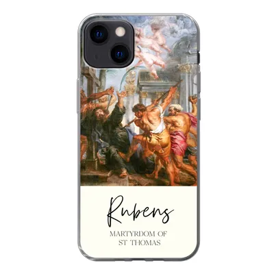 Produktbild von MuchoWow® Handyhülle Schutzhülle Hülle für iPhone 13 Barock - Kunst - Rubens Silikon Softcase Handy Hülle - Karteninhaber
