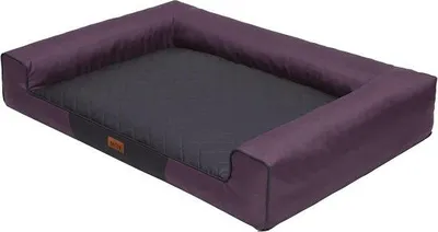 Obrázek produktu pro Pohodlné pelíšek pro psy 80 x 55 cm, červený/černý