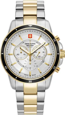 Produktbild von Swiss Alpine Military 7089.9142 Chronograph Herrenuhr 44mm 10ATM