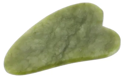 Produktbild von Guasha für gesichtsmassage aus jade - grün - Tendance