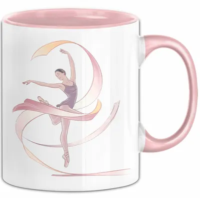 Produktbild von Tänzer Tasse Geschenk Lustige Geschenkidee Spruch Für Tanz Liebhaber (Rosa)