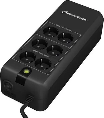 Immagine prodotto di PowerWalker VFD 600 APFC FR gruppo di continuità (UPS) Standby (offline) 0,6 kVA 300 W 6 prese CA