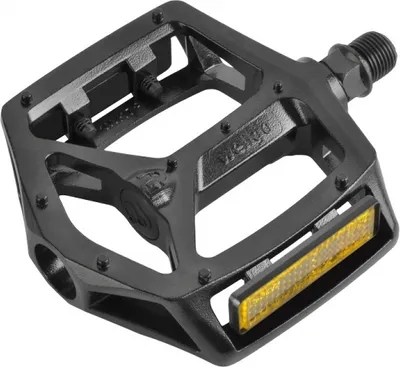Produktbild von Wellgo B249DU Plattform Pedale Alu 9/16 mit Reflektoren, schwarz