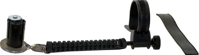 Produktbild von Lenkungsdämpfer, Konus-Befestigung von unten im Gabelschaft, mit Kunststoffadpaterhülse, für 1"-1.1/8" Gabelschaftdurchmesser, für Unterrohrdurchmesser bis 63mm, im PE-Beutel (besonders zu empfehlen bei Fahrrädern mit Federgabel)