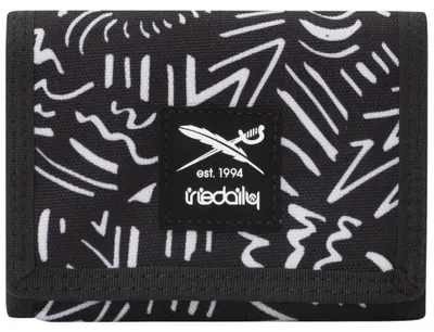 Image de Portefeuille Iriedaily Resort noir et blanc.