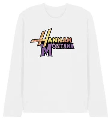 Image de Hannah Montana - T-shirt « Camp Rock » unie homme/femme, manches longues TV34815 (L) (blanc)