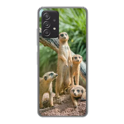 Produktbild von MuchoWow® Handyhülle Schutzhülle Hülle für Samsung Galaxy A53 5G Erdmännchen - Familie - Tiere Silikon Softcase Handy Hülle - Schutzabdeckung
