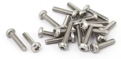 Obrázok produktu pre Nerezové skrutky Torx M2,5 x 12 mm s plochou hlavou, 20 ks