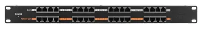 Imagen del producto de Inyector PoE de 16 puertos, 16x 100 Mb/s RJ45, para montaje en rack