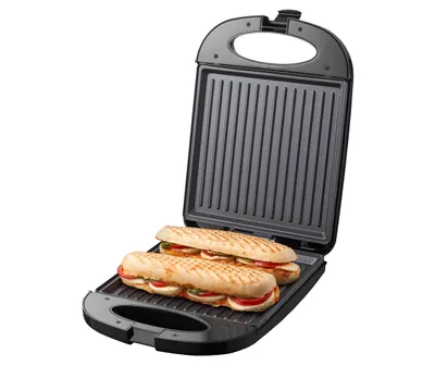Obrázok produktu pre Tomado TGS4000B – sendvičovač XXL – na 4 sendviče – gril na panini – bez PFAS – gril – 1200 W – čierny