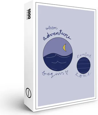 Produktbild von raxxa Premium-Puzzle "Where Adventure begins", 1000 Teile