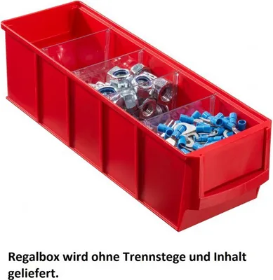 Produktbild von Industriebox 'ProfiPlus ShelfBox 300S, rot, 1 Stück