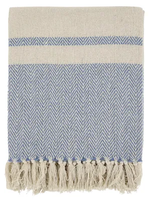 Produktbild von Chic Antique Aix Plaid Garnüberschuss Sky Blue