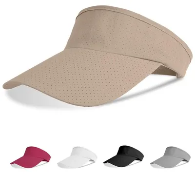 Immagine prodotto di Visiera sportiva rosa, traspirante, assorbente del sudore, regolabile, unisex, ideale per attività all'aperto