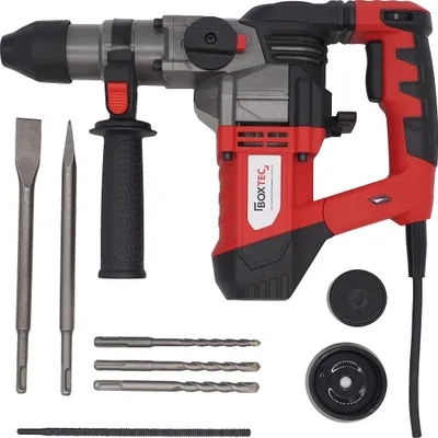 Produktbild von BOXTEC TRH 1500 Bohrhammer SDS-PLUS 1500W 3 Funktionen inkl. Koffer, Kategorie:1500W - SET