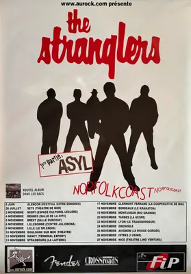Image de The Stranglers - Concert - AFFICHE / POSTER - 70x100cm
