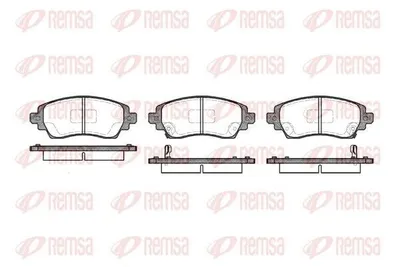 Produktbild von REMSA Bremsbeläge Satz Vorne Bremsklötze für TOYOTA COROLLA Liftback (E11) 0716.02