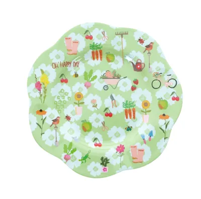 Produktbild von Overbeck & Friends, Melamin Teller klein, Oh Happy Day