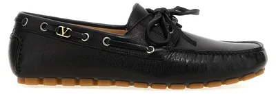 Produktbild von Valentino Garavani Loafer aus Leder in Schwarz