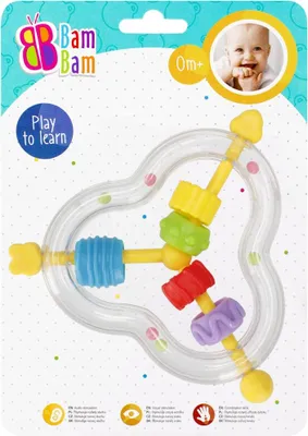 Obrázok produktu pre Nd39_521382 Bam Bam Triangle Rattle 15X20X2 B/