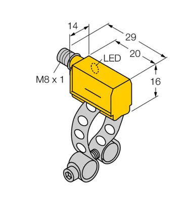 Immagine prodotto di Turck 4625020-BIM-PST-AP6X-V1131/S235,Magnetfeld-Sensor