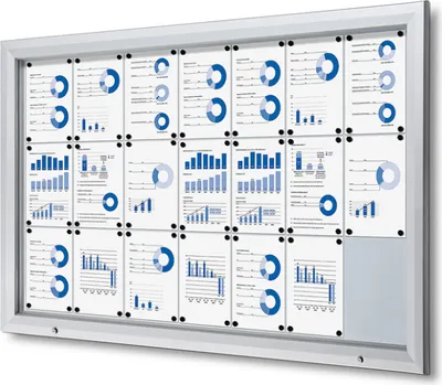 Produktbild von Showdown Displays Schaukasten Premium für Außen - 21x DIN A4