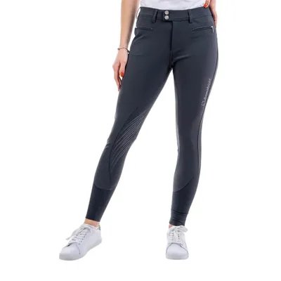 Produktbild von Samshield Reithose Damen Knie-Grip Adele Damenreithose Anthrazit 44 (FR42)