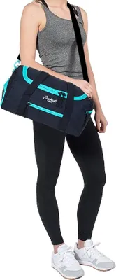 Produktbild von Sporttasche Mädchen Elephant Hero Signature Tasche Gym Fitness Kindertasche Nass- / Schuhfach Schulsport Turnen Schule Reisetasche Kinder Freizeit Tasche sports bag 42 cm 18 Liter 13017 Tiff Türkis Black