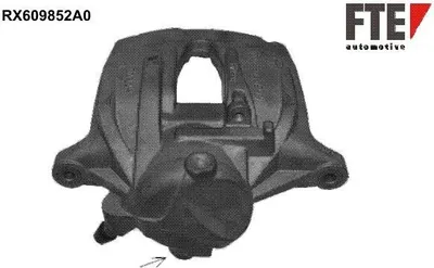 Produktbild von FTE Bremssattel Vorne Rechts passend für MERCEDES-BENZ E-Klasse Limousine (W211) Ø60mm Grau 9292280