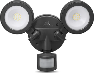 Produktbild von LED Wandlampe mit PIR Bewegungssensor Dämmerungssensor Außenwandleuchte Wandleuchte  IP65 4000K Neutralweiß 2x10W 1900lm