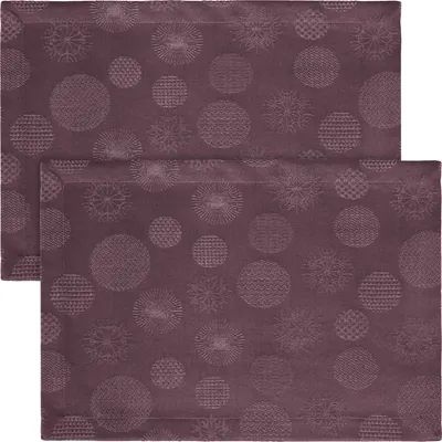 Produktbild von Erwin Müller Tischset Calvia" 2er-Pack mauve 35x50 cm"