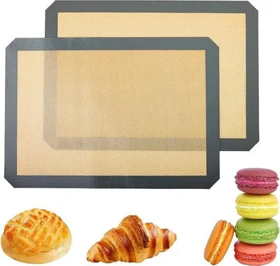 Produktbild von Silikon Backmatte 42x295cm für Teig und Kekse